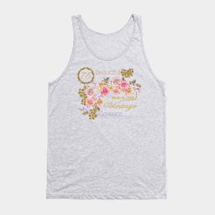 Vintage Roses- A Special 75th Birthday Gift for Her Tank Top